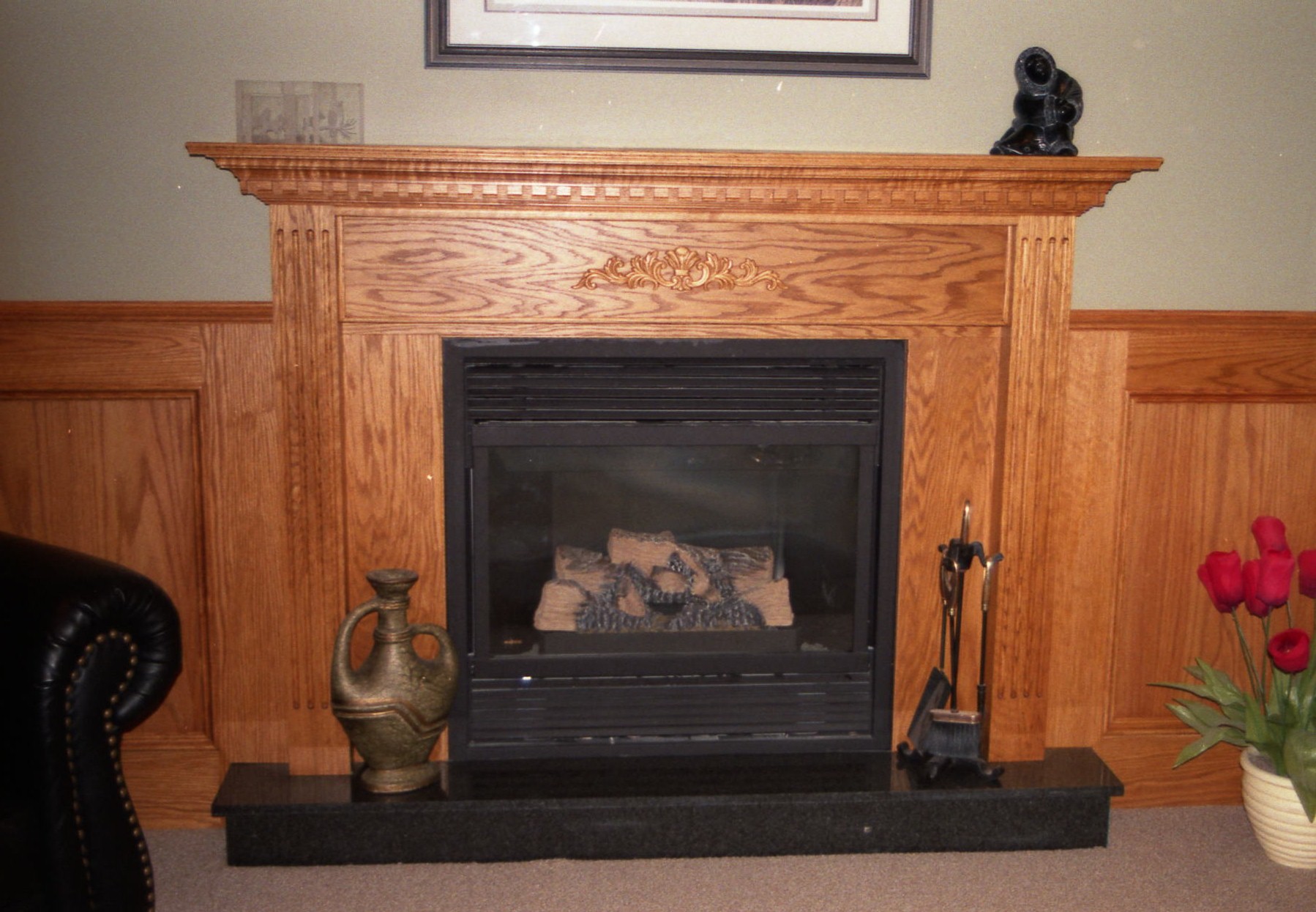 custom fireplace mantles